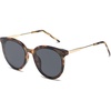 image:imageSOJOS Classic Trendy Round Sunglasses Womens Mens UV400 Vacation Sunnies SJ2068Dark TortoiseGrey