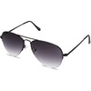 image:imageSOJOS Mens Womens Aviator Sunglasses Classic Semi Metal Frame INSPIRATION SJ1106Grey