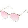 image:imageSOJOS Mirrored Flat Lens Fashion Sunglasses for Women SJ1085GoldPink