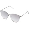 image:imageSOJOS Mirrored Flat Lens Fashion Sunglasses for Women SJ1085SilverSilver