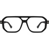 image:imageSOJOS Retro Aviator Square Blue Light Blocking Glasses for Women MenTrendy Computer Frame Eyewear SJ5438Black