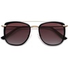 image:imageSOJOS Retro Aviator Square Polarized Sunglasses For Women MenVintage Womens Sun Glasses Shades UV400 SJ2180BlackBrown Grading