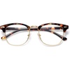 Dark Tortoise Frame/Gold Rim
