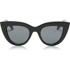 image:imageSOJOS Retro Small Vintage Cat Eye Sunglasses for Women Cute Fashion UV400 Sunnies SJ2939All Black