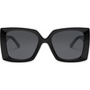 image:imageSOJOS Retro Square Polarized Womens Sunglasses Trendy Oversized Large Womens Big Shades SJ2224Black