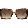 image:imageSOJOS Retro Square Polarized Womens Sunglasses Trendy Oversized Large Womens Big Shades SJ2224Tortoise