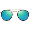 Gold/Bluish Green Mirrored