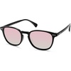 image:imageSOJOS Small Rounded Square Polarized Sunglasses for Women Men Vintage Style UV400 Lens SJ2637BlackPink