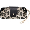 image:imageSOJOS Sunglasses Goggles Case Hard Shell Eyewear Glasses Case Leopard Print PU BagB Black Leopard