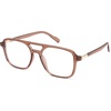 image:imageSOJOS Trendy Aviator Blue Light Blocking Glasses for Women Men Retro Rectangle Computer Frame Eyewear SJ5435Brown