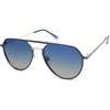 image:imageSOJOS Trendy Aviator Polarized Sunglasses for Women Men Retro Shades Classic Metal Sun Glasses SJ1204ABluegoldBlue