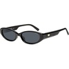image:imageSOJOS Trendy Cat Eye Polarized Sunglasses for Women Fashion Cateye Chic Narrow Y2K Sun Glasses SJ2694BlackGrey