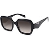 image:imageSOJOS Trendy Square Polarized Sunglasses for Womens MensRetro Polygon Shades Plastic Frame Sun Glasses SJ2310Black