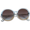 image:imageSOJOS Vintage Round Sunglasses for Women Classic Retro Designer Style SJ2121 with TransparentBlue Yellow
