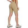 image:imagebaleaf Womens 7 Hiking Shorts High Waist Biker Shorts Lightweight Zipper Pockets Yoga Athletic Running Gym Outdoor