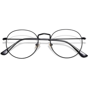 image:imageSOJOS Blue Light Blocking Computer Glasses Round Eyewear Anti Blue Light Lens Preppy Chic SJ5024BC4 Matte Black Frame