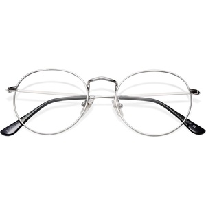 image:imageSOJOS Blue Light Blocking Computer Glasses Round Eyewear Anti Blue Light Lens Preppy Chic SJ5024BC5 Silver Frame