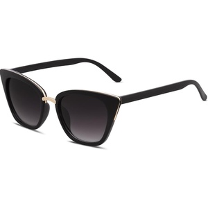 image:imageSOJOS Cat Eye Designer Sunglasses Fashion UV400 Protection Glasses SJ2052BalckGrey
