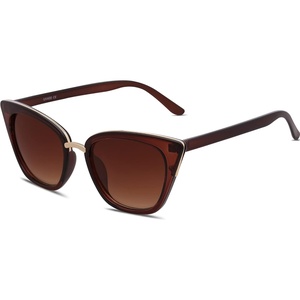 image:imageSOJOS Cat Eye Designer Sunglasses Fashion UV400 Protection Glasses SJ2052BrownBrown