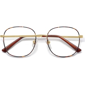 image:imageSOJOS Classic Square Blue Light Blocking Glasses for Women Men Stylish Computer Glasses SJ1137Tortoise