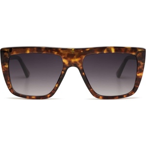 image:imageSOJOS Classic Trendy Flat Top Sunglasses for Women Men Designer UV400 Sunnies SJ2250 Dark TortoiseGrey
