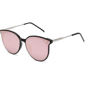 image:imageSOJOS Classic Trendy Round Sunglasses Womens Mens UV400 Vacation Sunnies SJ2068Shiny BlackPink