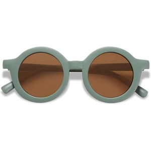 image:imageSOJOS Cute Round Polarized Sunglasses for Kids Girls Boys UV400 Protection De Sol Gafas Beach HolidayGreenBrown