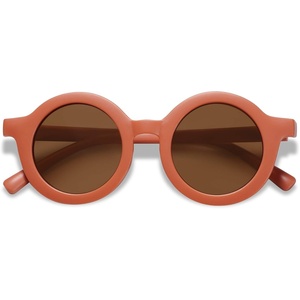 image:imageSOJOS Cute Round Polarized Sunglasses for Kids Girls Boys UV400 Protection De Sol Gafas Beach HolidayRedBrown