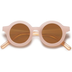 image:imageSOJOS Cute Round Polarized Sunglasses for Kids Girls Boys UV400 Protection De Sol Gafas Beach HolidayTransparent Pink