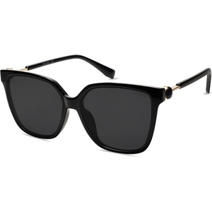 image:imageSOJOS Fashion Square Sunglasses for Women Trendy UV Protection Lens Womens Sunnies Sunglasses SJ2196Black