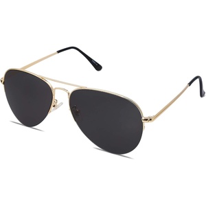 image:imageSOJOS Mens Womens Aviator Sunglasses Classic Semi Metal Frame INSPIRATION SJ1106Black