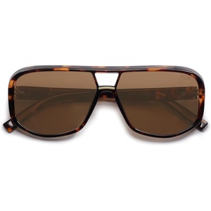 image:imageSOJOS Oversized Aviator Sunglasses Womens Trendy 70s Retro Polarized Trendy Womens UV 400 Shades SJ2304TortoiseBrown Lens
