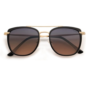 image:imageSOJOS Retro Aviator Square Polarized Sunglasses For Women MenVintage Womens Sun Glasses Shades UV400 SJ2180BlackBrown Grading Grey