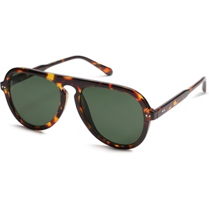 image:imageSOJOS Retro Aviator Sunglasses Womens Mens Vintage Plastic Frame Shades Lentes De Sol Para Mujer SJ2255Demi