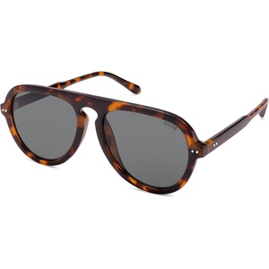 image:imageSOJOS Retro Aviator Sunglasses Womens Mens Vintage Plastic Frame Shades Lentes De Sol Para Mujer SJ2255TortoiseGrey