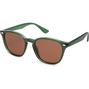 image:imageSOJOS Retro Kids Square Polarized Sunglasses for Girls Boys Age 310 UV400 Protection De Sol Gafas SK5616GreenBrown Lens