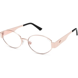 image:imageSOJOS Retro Oval Blue Light Blocking Glasses for WomenTrendy Blue Light Computer Glasses Metal Frame Eyewear SJ5434BShiny Rose Gold