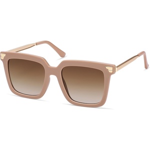 image:imageSOJOS Retro Oversized Square Sunglasses for Women Trendy Vintage Shades Classic Big Sun Glasses UV400 SJ2216ALight BrownGradient Brown