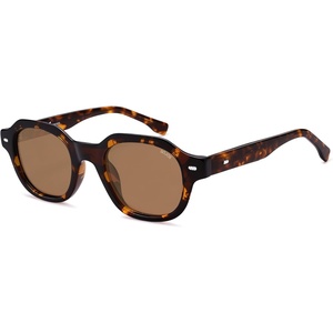 image:imageSOJOS Retro Polygon Round Polarized Sunglasses for Men WomenVintage Italian Acetate Frame Hand Made Style SJ2667Tortoise