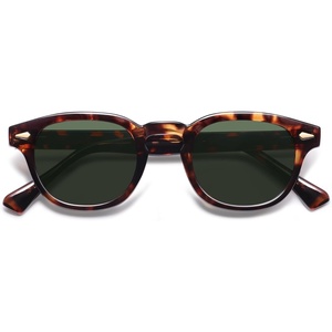image:imageSOJOS Retro Small Round Sunglasses for Men Women Trendy Circle Style UV400 Lenses Unisex Sun Glasses SJ2251Amber TortoiseGreen