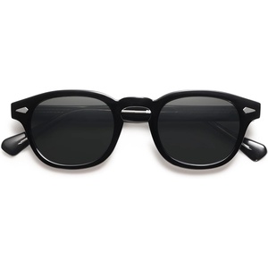 image:imageSOJOS Retro Small Round Sunglasses for Men Women Trendy Circle Style UV400 Lenses Unisex Sun Glasses SJ2251BlackGrey