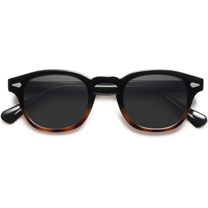 image:imageSOJOS Retro Small Round Sunglasses for Men Women Trendy Circle Style UV400 Lenses Unisex Sun Glasses SJ2251BlacktortoiseGrey