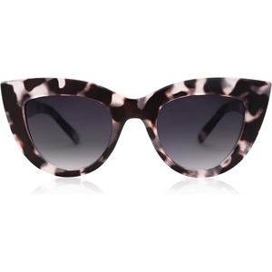 image:imageSOJOS Retro Small Vintage Cat Eye Sunglasses for Women Cute Fashion UV400 Sunnies SJ2939Black TortoiseGrey