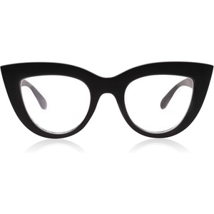 image:imageSOJOS Retro Small Vintage Cat Eye Sunglasses for Women Cute Fashion UV400 Sunnies SJ2939Matte BlackAntiblue Light