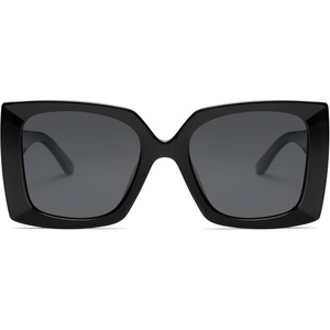 image:imageSOJOS Retro Square Polarized Womens Sunglasses Trendy Oversized Large Womens Big Shades SJ2224Black
