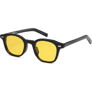 image:imageSOJOS Retro Square Sunglasses for Women Men Vintage Shades UV Protection Sunnies SJ2316BlackNight Vision