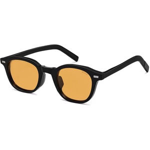 image:imageSOJOS Retro Square Sunglasses for Women Men Vintage Shades UV Protection Sunnies SJ2316BlackOrange