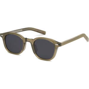 image:imageSOJOS Retro Square Sunglasses for Women Men Vintage Shades UV Protection Sunnies SJ2316Matte Olive GreenGrey