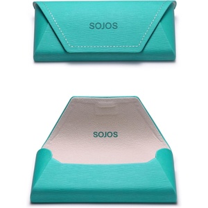 image:imageSOJOS Soft Sunglasses Case Women Men Portable Travel Sunglass Pouch Protective Glasses Bag Universal Fit for Eyewear SA524