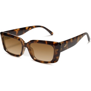 image:imageSOJOS Trendy Rectangular Sunglasses Womens Retro Small Shades Sunnies Gafas de sole Chunky Angular Cornor Frame SJ2238Multicolor